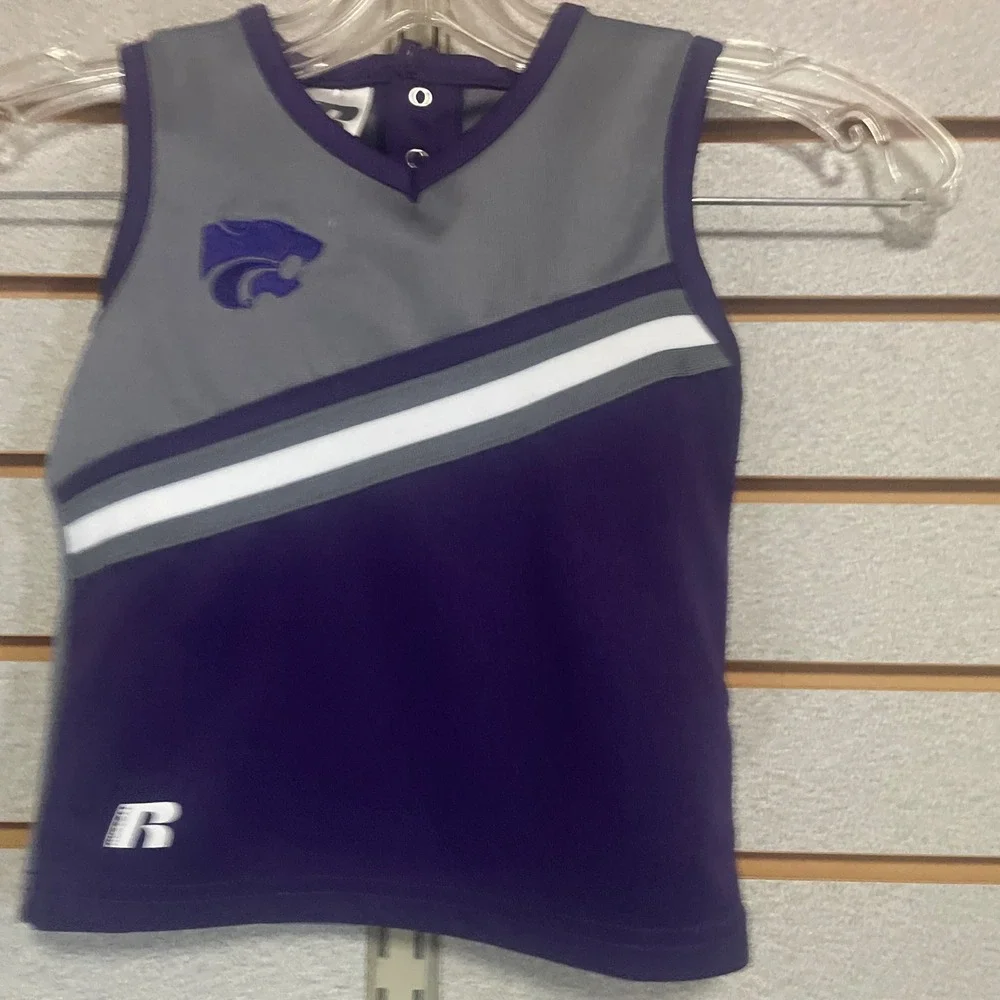 Russell Athletic Kansas State Wildcats Toddler Cheerleader Outfit‎ Purple 3T KSU